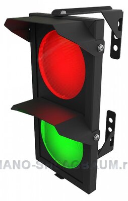 sw2-220v Светофор двухсекционный (зеленый, красный) SW2-220